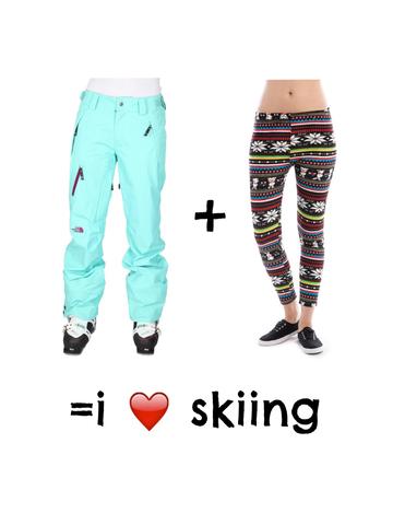 Leggings for skiing.