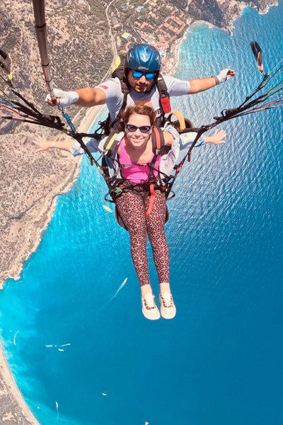 Yoga Waist 5" Black/Pink Cheetah Print Leggings