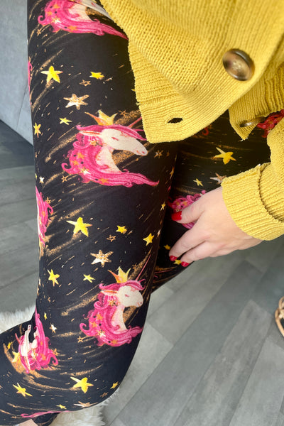Unicorn Print Leggings(Multiple)