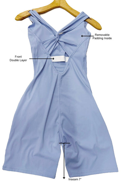Baby Blue Active Romper