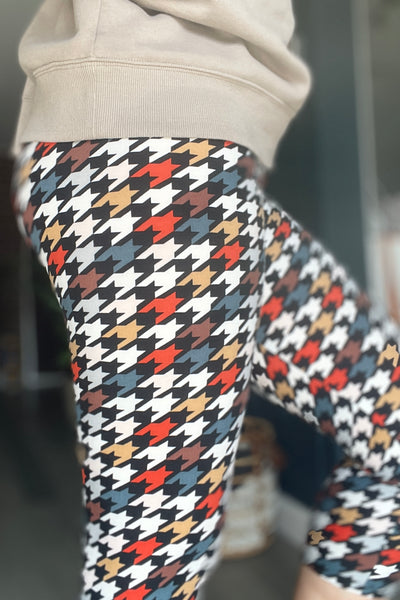 Abstract Print Capris(Multiple Choice)