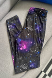 Yoga Waist Galaxy Print QUEEN SIZE Leggings