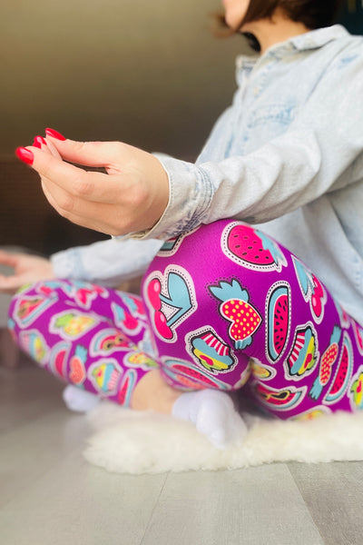 Tutti Frutti Sticker Leggings