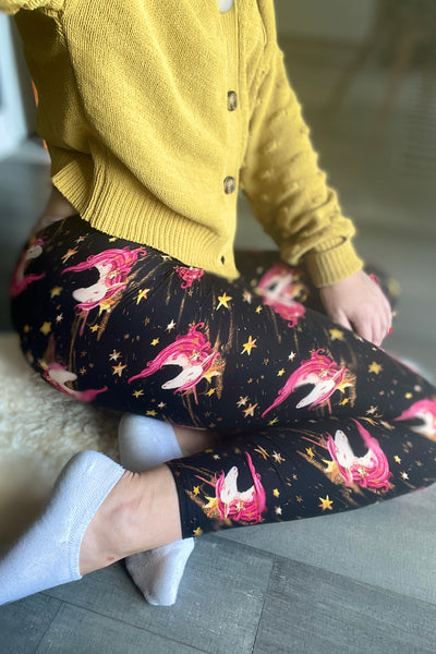 Unicorn Print Leggings(Multiple)