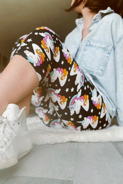 Unicorn Print Capris