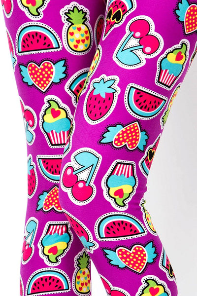 Tutti Frutti Sticker Leggings