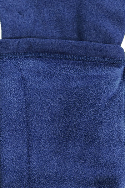 Yoga Waist 5" Solid Color Fleece Lined Thermal Leggings (S/M, L/XL)