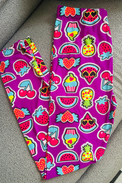 Tutti Frutti Sticker Leggings