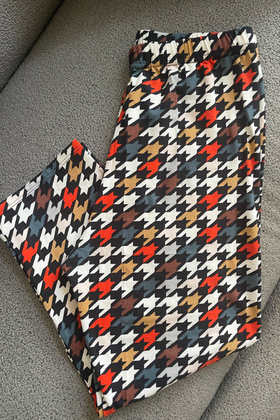 Abstract Print Capris(Multiple Choice)