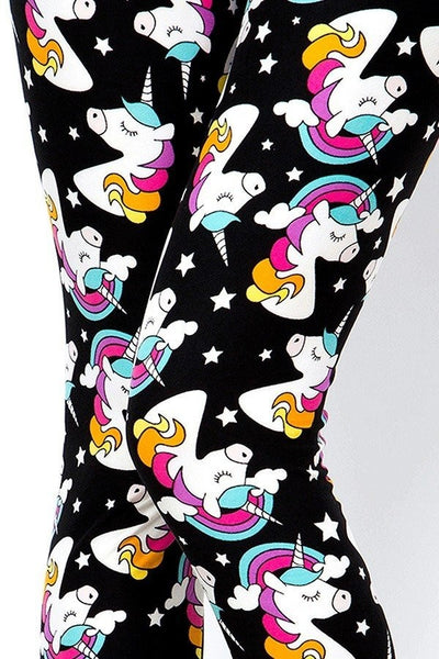 Unicorn Print Capris