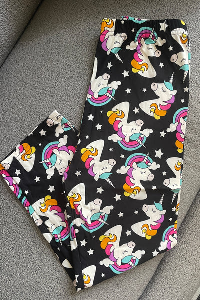 Unicorn Print Capris