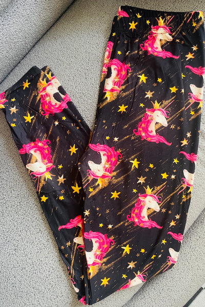 Unicorn Print Leggings(Multiple)