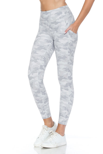 Solid Sports Leggings with Pockets (Multiple Colors)