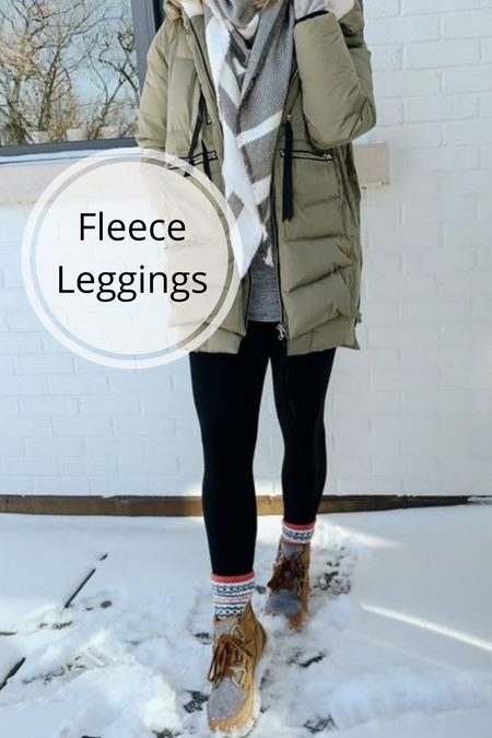 Fleece Printed Leggings