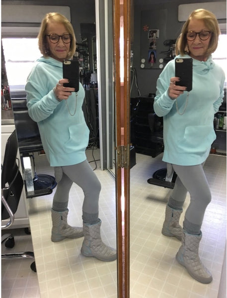 Yoga Waist 3" Solid Color QUEEN SIZE Basic Leggings