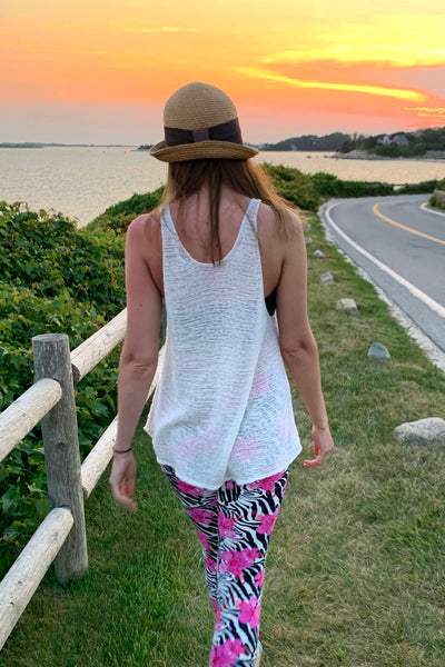 Abstract Print Capris(Multiple Choice)