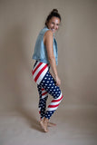 American Flag Leggings