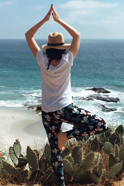 Cactus Print QUEEN SIZE Leggings