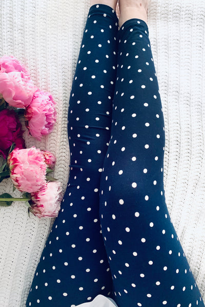Polka Dot Print QUEEN SIZE Leggings