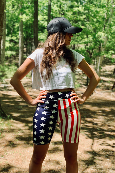 Yoga Waist 3" Microfiber Biker Shorts(MULTIPLE OPTIONS)