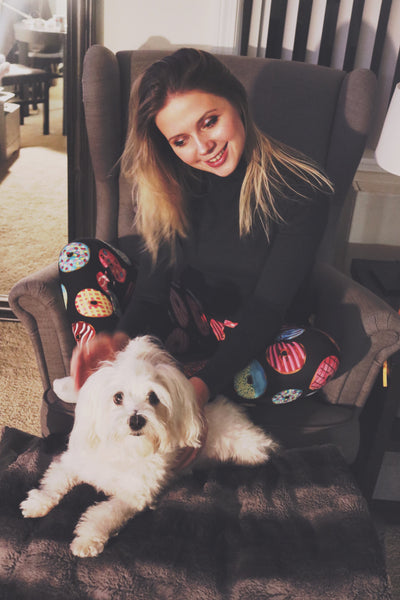 Yoga Waist 5" Donut Print Leggings