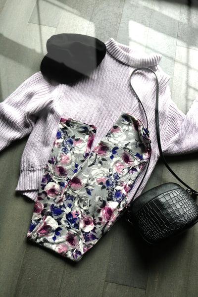 Yoga Waist 5" Floral Print Leggings