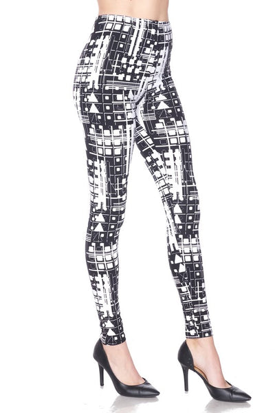 Abstract Print QUEEN SIZE Leggings