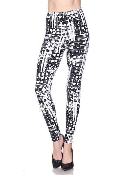 Abstract Print QUEEN SIZE Leggings