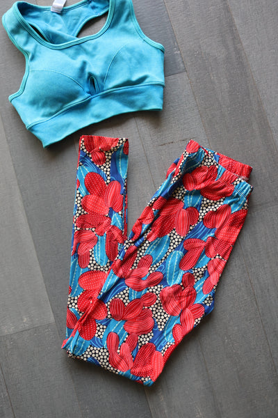 Cactus Print Leggings
