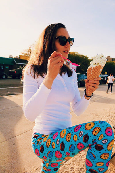 Donut hotsell print leggings