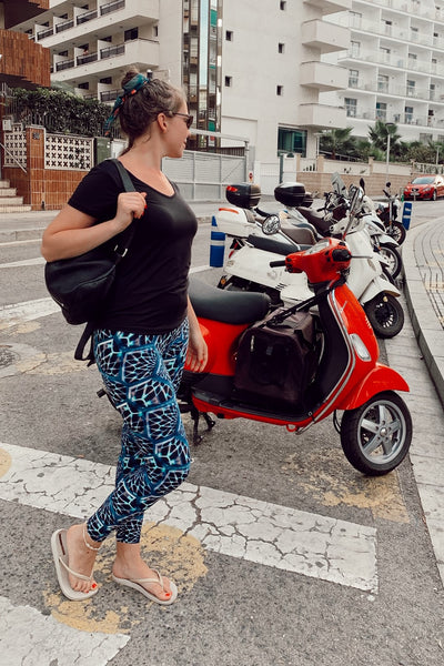 Mosaic Print Queen Size Leggings