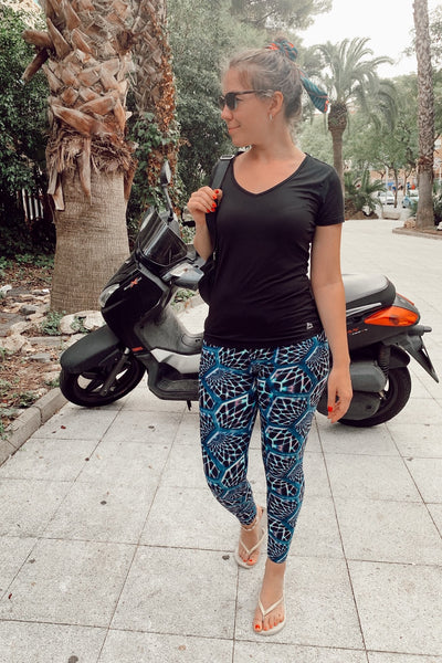 Mosaic Print Queen Size Leggings