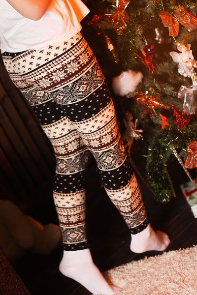 Nordic print leggings outlet