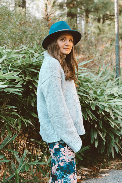 navy peach floral buttery soft leggings one size