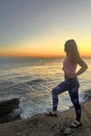 Yoga Waist 5” Galaxy Print Leggings