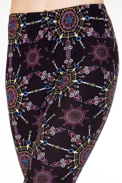 Kaleidoscope Print Leggings