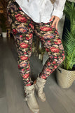 Vintage Rose Print Leggings