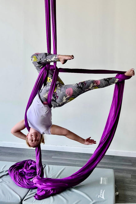 Yoga Waist 5" Abstract Flower Print  Leggings
