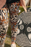 Cheetah Tribal Print Leggings