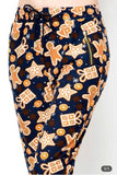 Gingerbread Cookie Print Christmas Print Harem Pants