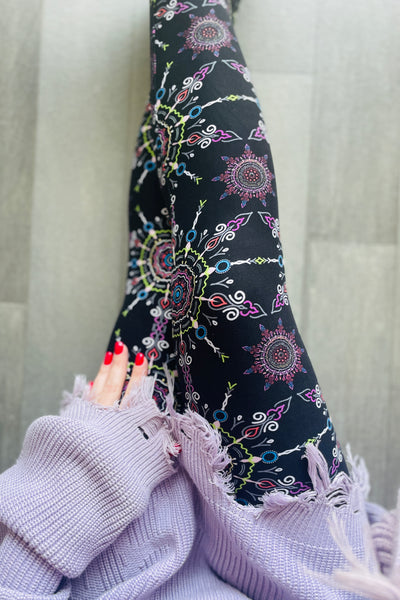 Kaleidoscope Print Leggings