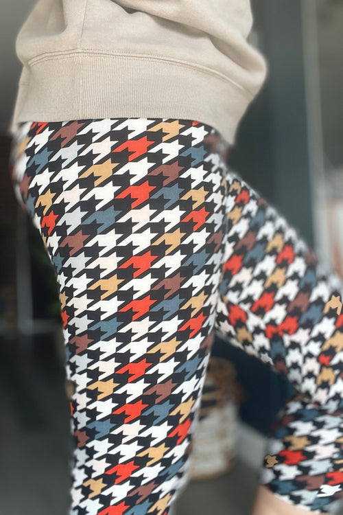 Abstract Print Capris(Multiple Choice)