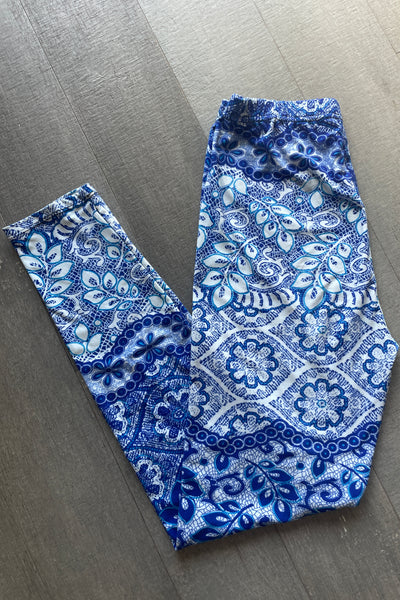 Lace Boho Print Leggings
