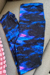 Yoga Waist 5” Galaxy Print Leggings