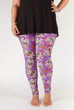 Skull Print QUEEN SIZE Leggings