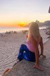 Yoga Waist 5” Galaxy Print Leggings