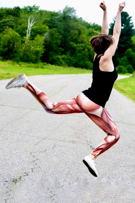 Pineapple (Orange) Print QUEEN SIZE Leggings