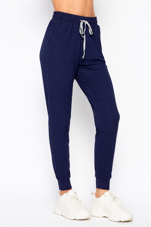 Active Navy Joggers with Pockets