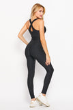Solid Yoga Waist Solid BUBBLE Leggings + Bra Set