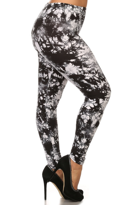 Purple Unicorn Print CURVY SIZE Leggings